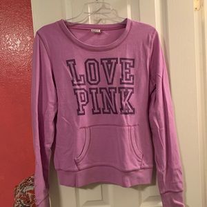 Victoria’s Secret pink sweatshirt